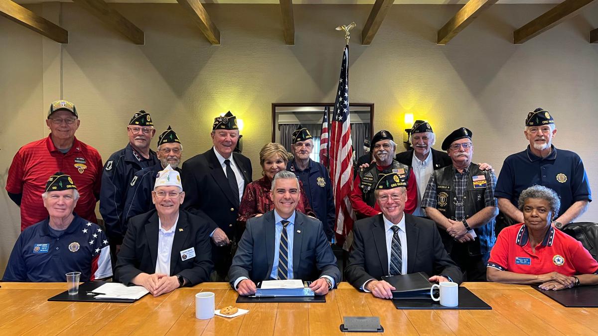 Congressman Ciscomani with the Oro Valley American Legion
