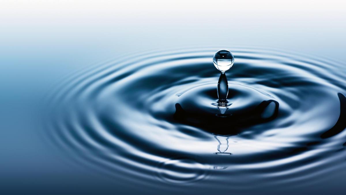 A drop of water
