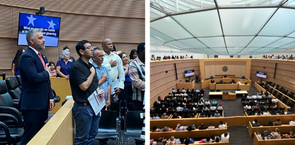 Attended a Naturalization Ceremony
