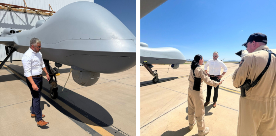 Visited with CBP Air and Marine Operations at U.S. Army Fort Huachuca
